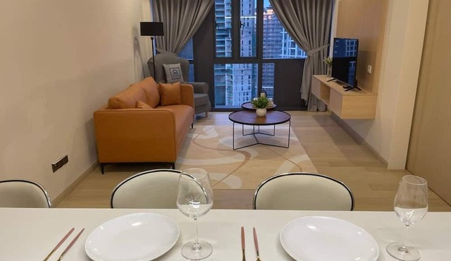 comfortable apartment with hydro massage faci