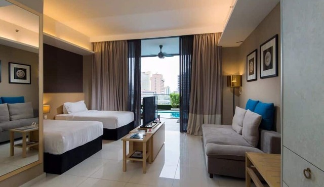 Beautiful 1BR Suite Perfect View to the Garden in Melaka