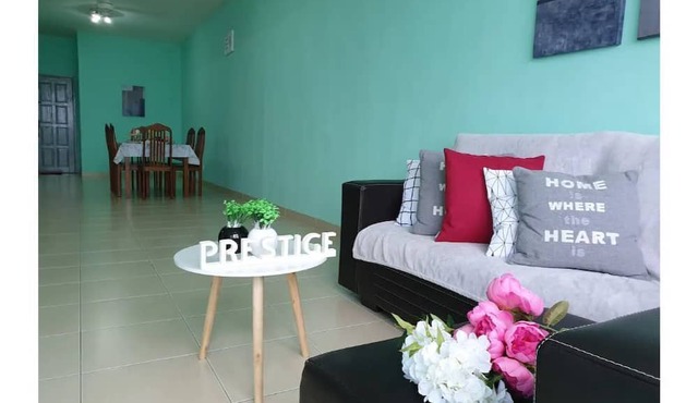 Prestige Pelangi 13 (B1704) | 4 BR for 12 Pax in Kota Bharu