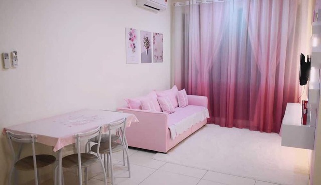 Nice theme homestay with pink colour in Skudai