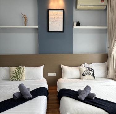 Le Maison Guesthouse Ipoh-Octagon 7 pax - city center - pool in Ipoh