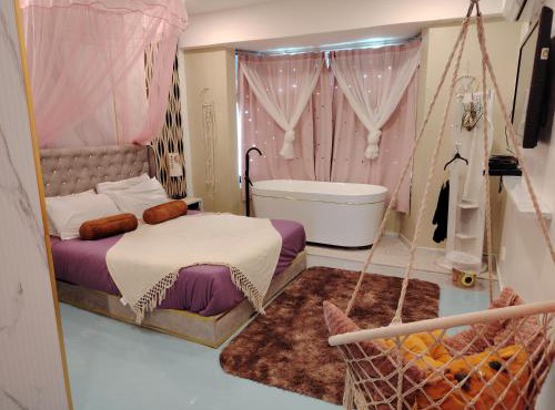 PD honeymoon 2bedroom bubbles pool teble Ocean view resort in Port Dickson