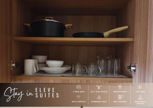 Eleve Suites Twin Suites at Novotel Hotel Residences at Acqua near BGC and Makati in Manila