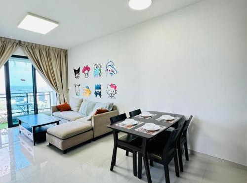 Seaview cozy Apartment Forest City 1G-2009 in Gelang Patah